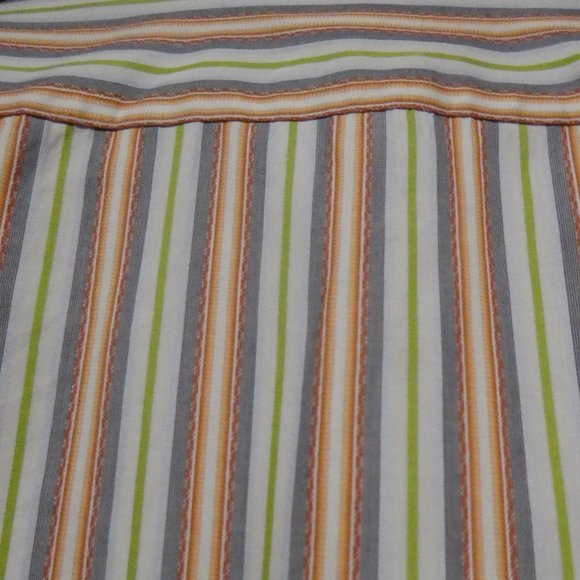 TD THOMAS DEAN | large | Striped Button Down Long Sleeve Shirt | 100% Cotton - Picture 16 of 16